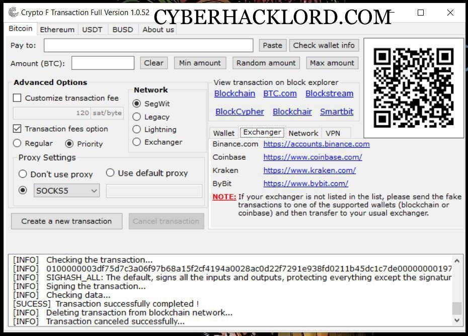 Latest Flash Bitcoin Sender Software Generate And Send Flash BTC ...