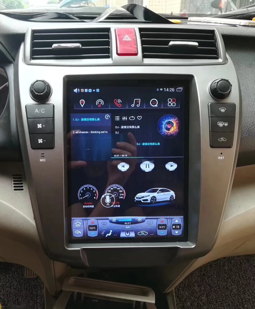 Honda City Tesla Style Android Honda City Tesla Style Android